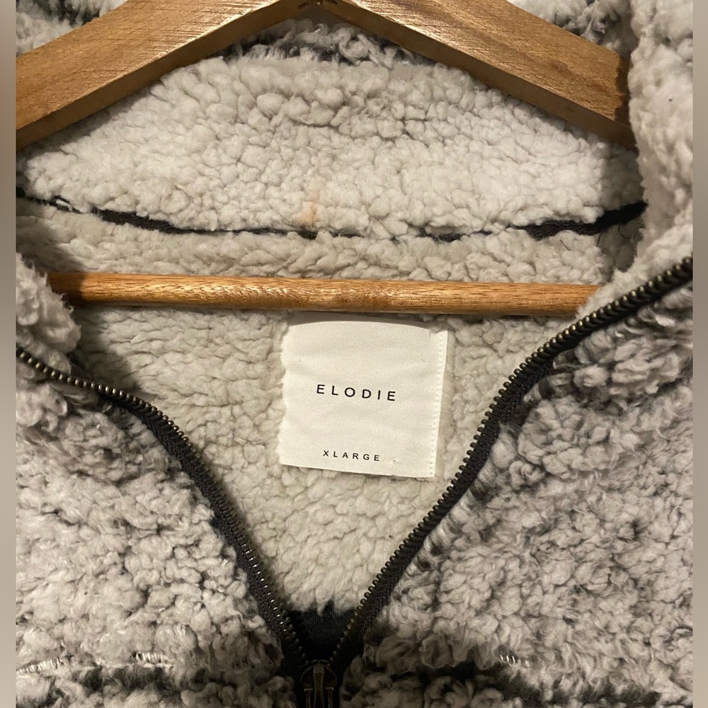 Fuzzy Half Zip Jacket - image 4